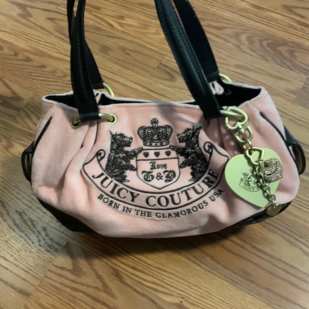 Pink Velvet Juicy Couture Purse